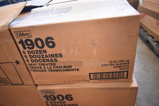 4 Boxes of 72 BRAND NEW! Libbey 1906 12 oz Iced Tea Glasses. 4 Times Your Bid! - Image 3 of 4