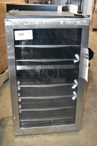 Danby DWC040A3BSSDD 38 Bottle Free-Standing Metal Wine Cooler Merchandiser. 115 Volts, 1 Phase. Tested and Working!