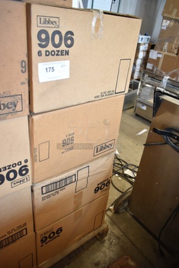 4 Boxes of 72 BRAND NEW! Libbey 906 12 oz Iced Tea Glasses. 4 Times Your Bid! - Image 2 of 4