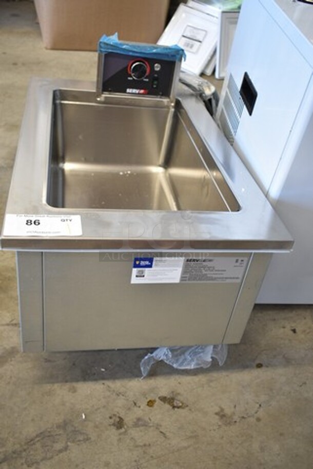 BRAND NEW SCRATCH AND DENT! ServIt 423SDW1H Stainless Steel One Pan Full Size Insulated Drop-In Hot Food Well. 208/240 Volts, 1 Phase.  - Image 2 of 7