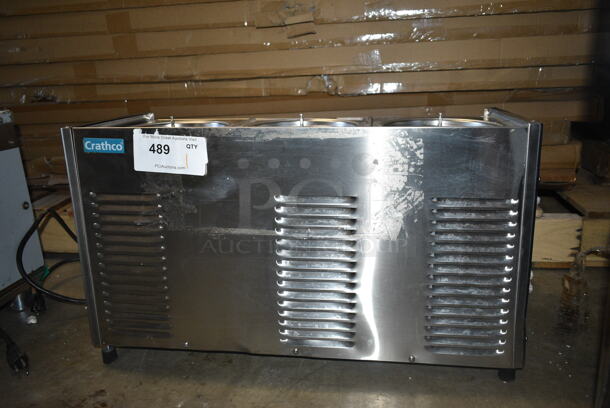 Crathco D35-3 Stainless Steel Commercial Countertop Refrigerated Beverage Machine Base. 115 Volts, 1 Phase. Tested and Working! - Image 1 of 5