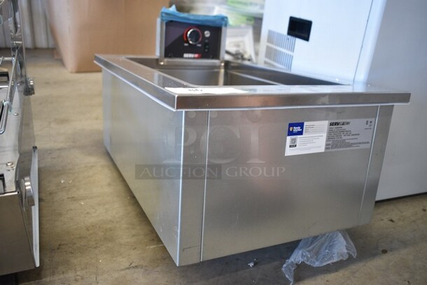 BRAND NEW SCRATCH AND DENT! ServIt 423SDW1H Stainless Steel One Pan Full Size Insulated Drop-In Hot Food Well. 208/240 Volts, 1 Phase.  - Image 5 of 7