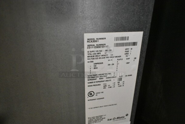 BRAND NEW SCRATCH AND DENT! 2023 Ice-O-Matic RCA3061 Remote Condenser for CIM1545R and CIM1845R. 208-230 Volts, 1 Phase.  - Image 10 of 10