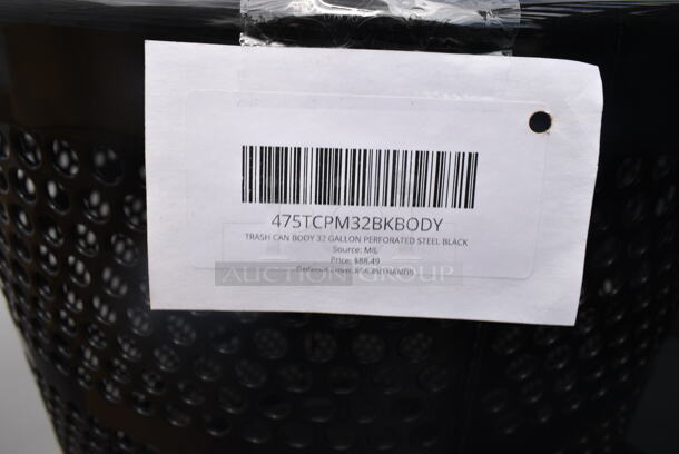 2 BRAND NEW SCRATCH AND DENT! Black Metal Trash Can Shell Including 475TCPM32BKBODY. 2 Times Your Bid! - Image 5 of 5