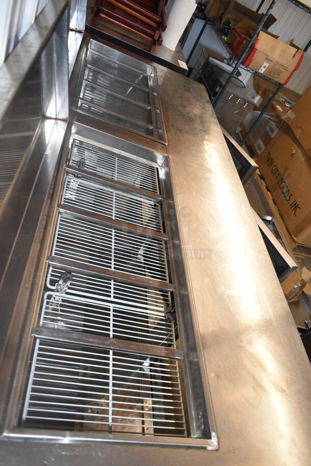 2017 Atosa MSF8304 Stainless Steel Commercial 3 Door Cooler on Commercial Casters. 115 Volts, 1 Phase. Tested and Working! - Image 3 of 10