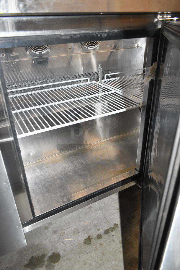 2017 Atosa MSF8304 Stainless Steel Commercial 3 Door Cooler on Commercial Casters. 115 Volts, 1 Phase. Tested and Working! - Image 5 of 10