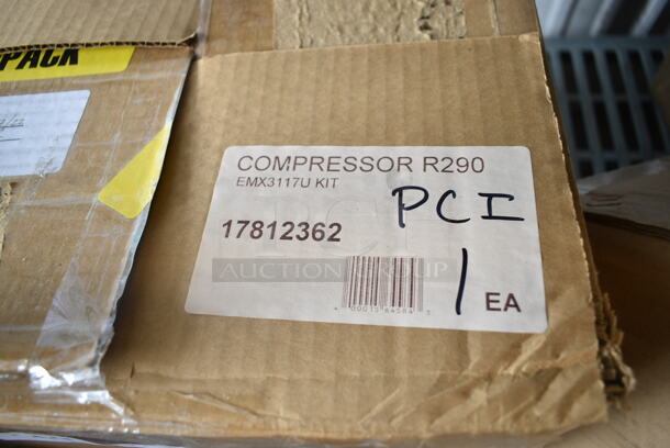 BRAND NEW SCRATCH AND DENT! Avantco 17812362 Compressor for A-19R-HC, A-23R-G-HC, A-23R-HC, SS-1R-G-HC, SS-1R-HC, Z1-R, and Z1-R2 Series Units - 115V, R-290 - Image 3 of 3
