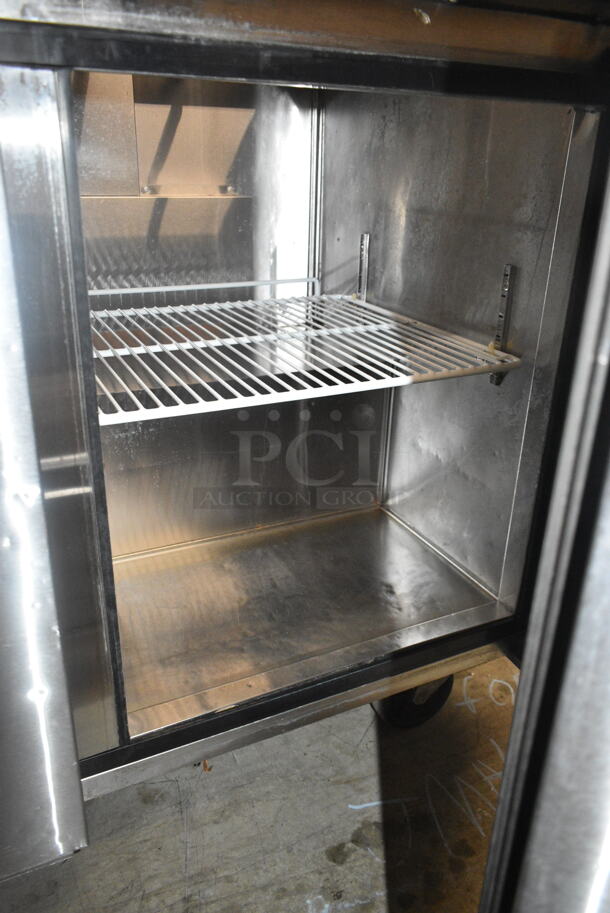 2017 Atosa MSF8304 Stainless Steel Commercial 3 Door Cooler on Commercial Casters. 115 Volts, 1 Phase. Tested and Working! - Image 6 of 10