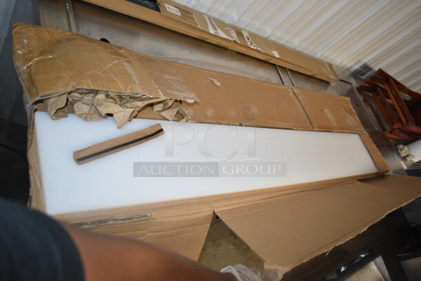 5 BRAND NEW SCRATCH AND DENT! Items Including Regency 460EGPC64 64" NSF Green Epoxy Mobile Shelving Post, 243968 17 Slot Black Shelf Liner, Cutting Board. 5 Times Your Bid!  - Image 6 of 8