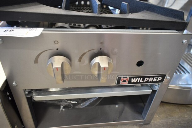 BRAND NEW SCRATCH AND DENT! Wilprep WP-SP-1 Stainless Steel Commercial Countertop Propane Gas Powered Single Burner Stock Pot Range. 80,000 BTU.   - Image 8 of 9