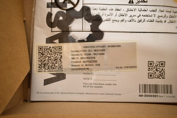 BRAND NEW SCRATCH AND DENT! General Electric GE VTW565ASVOWB Metal Commercial Top Load Washer.  - Image 9 of 10