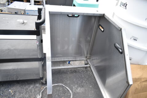 Stainless Steel Frame for Ventless Fryer Hood.