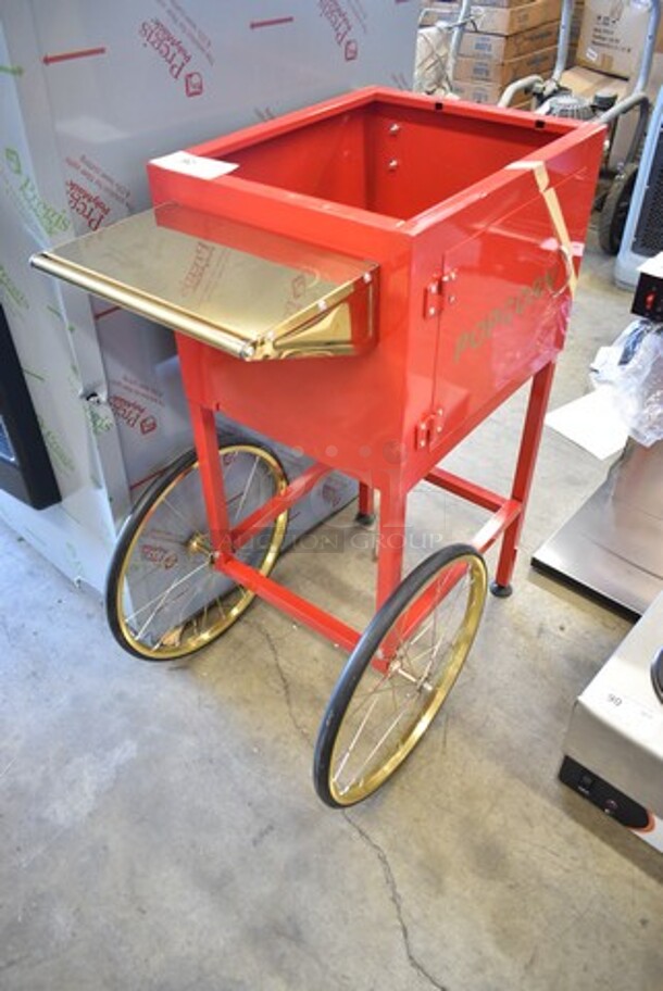 BRAND NEW SCRATCH AND DENT! Carnival King PM8CART Cart for 8 oz. PM850 Popcorn Popper - Image 2 of 7