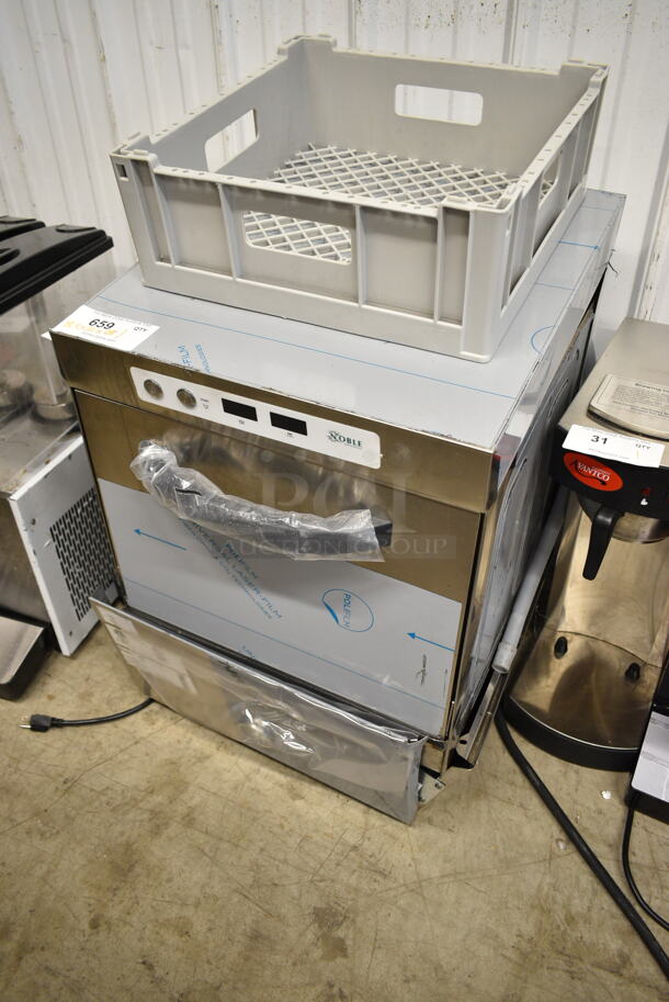 BRAND NEW SCRATCH AND DENT! 2023 Noble 495HTGW22 Stainless Steel Commercial Undercounter High-Temperature Underbar Glass Washer. 208/240 Volts, 1 Phase. - Image 3 of 12