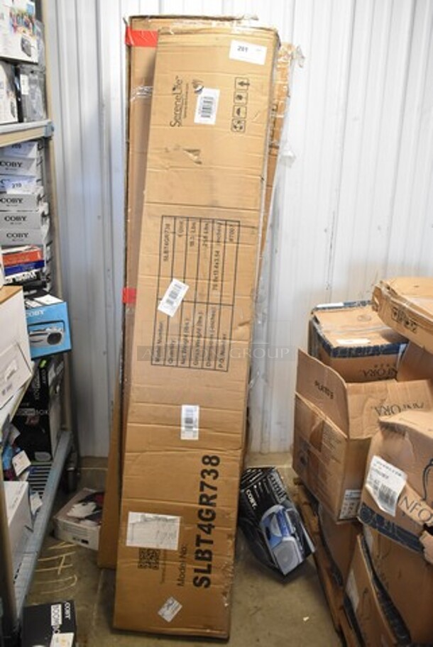 5 BRAND NEW IN BOX! SereneLife SLBT4GR738 Waterproof Boat Bimini Top Cover - 73-78" W 4 Bow. 5 Times Your Bid! - Image 2 of 4