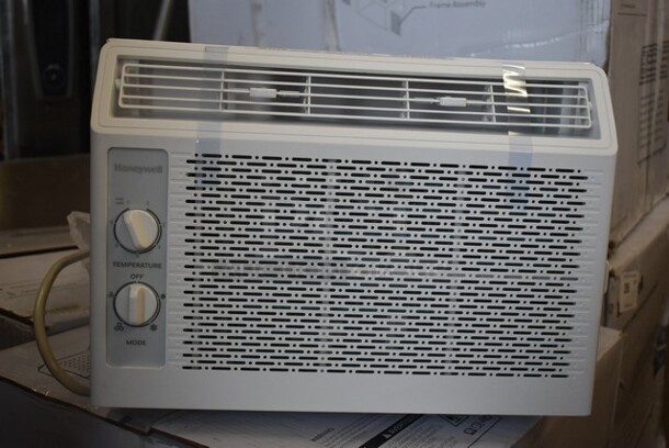 2 BRAND NEW IN BOX! Honeywell HAC5 5,000 BTU Window Air Conditioner, Adjustable Thermostat, 7 settings, Quiet, 150 sq ft Coverage. 2 Times Your Bid! - Image 3 of 6
