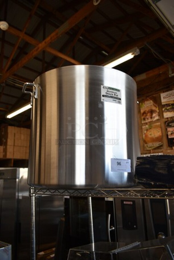 BRAND NEW SCRATCH AND DENT! Choice 471SP120QTHD 120 Qt. Heavy Weight Aluminum Stock Pot  - Image 2 of 3