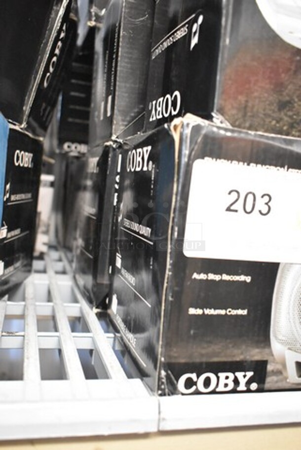 4 BRAND NEW IN BOX! Coby Portable Stereo Cassette Player Recorder. 4 Times Your Bid! - Image 3 of 4