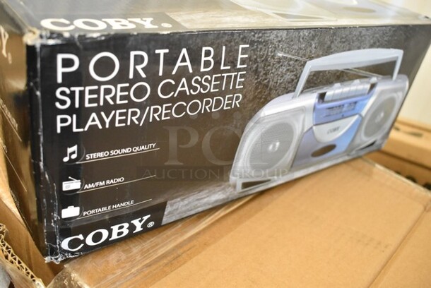 4 BRAND NEW IN BOX! Coby Portable Stereo Cassette Player Recorder. 4 Times Your Bid! - Image 4 of 4