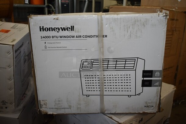 BRAND NEW IN BOX! Honeywell HAC14 14,000 BTU Digital Window Air Conditioner, Remote, LED Display, 4 Modes, Eco, 800 sq. ft. Covererage - Image 2 of 4