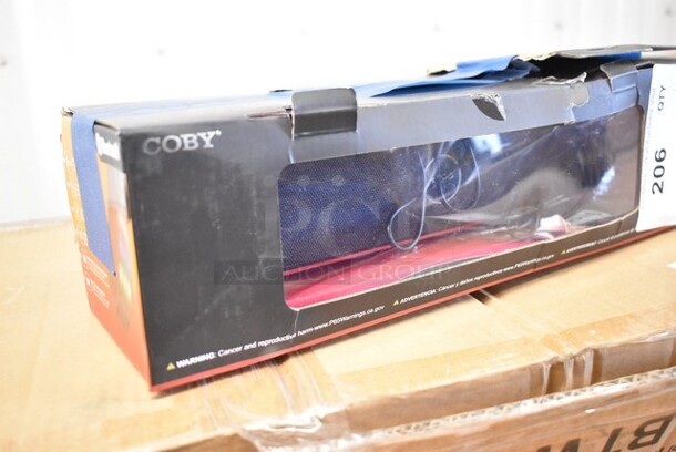 BRAND NEW IN BOX! Coby CSBT-329-RED Speaker.  - Image 1 of 4