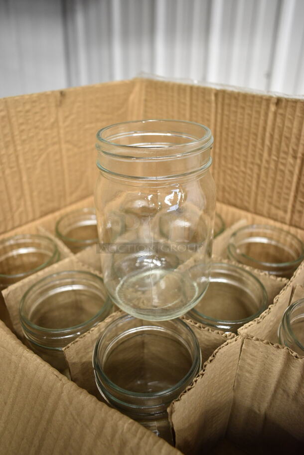45 Boxes of 12 BRAND NEW! 12 oz Mason Jars. 45 Times Your Bid!  - Image 4 of 6