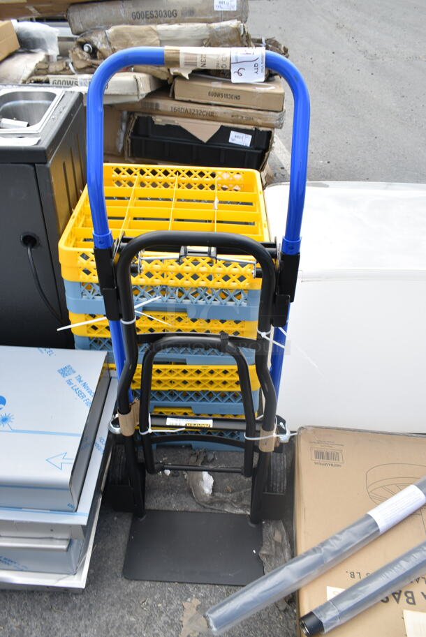 BRAND NEW SCRATCH AND DENT! Harper 500 lb. 3-in-1 Quick Change Hand Truck with Nose Extension and 8" Solid Rubber Wheels JDCJ8523EN - Image 2 of 6