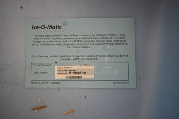 BRAND NEW SCRATCH AND DENT! 2022 Ice-O-Matic B55PSC Metal Commercial Ice Storage Bin - 510 lb. - Image 8 of 8