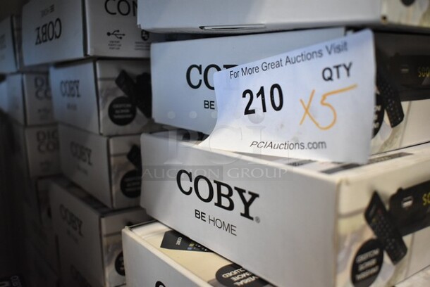 5 BRAND NEW IN BOX! Coby CSTB-600 Digital TV Converter. 5 Times Your Bid!  - Image 2 of 4