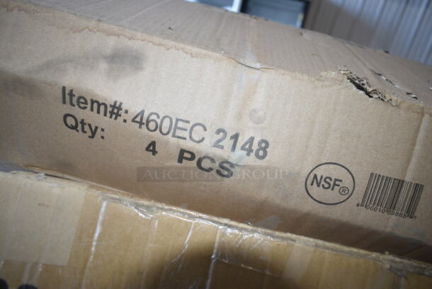 Box of 4 BRAND NEW SCRATCH AND DENT! Regency 460EC2148 21" x 48" NSF Chrome Wire Shelf. May Be Missing Pieces.  - Image 3 of 3