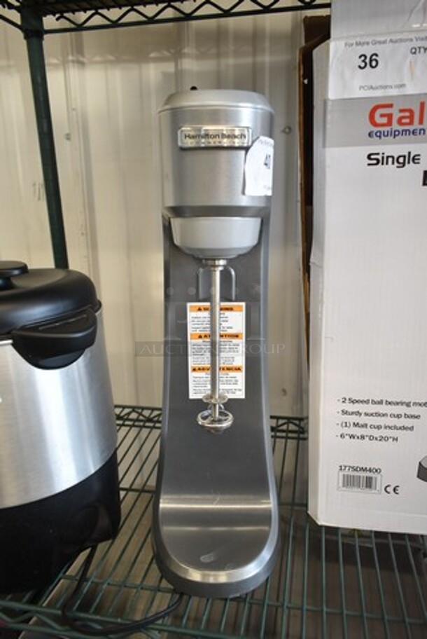 Hamilton Beach HMD200 Metal Commercial Countertop Single Head Drink Mixer. 120 Volts, 1 Phase. Tested and Working! - Image 1 of 5