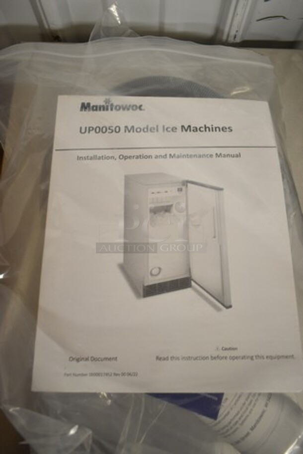 BRAND NEW SCRATCH AND DENT! 2024 Manitowoc UCP0050A-161 Stainless Steel Commercial Self Contained Undercounter Ice Machine. 115 Volts, 1 Phase. - Image 8 of 9