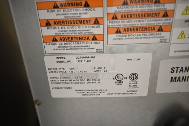 BRAND NEW SCRATCH AND DENT! 2024 Manitowoc UCP0050A-161 Stainless Steel Commercial Self Contained Undercounter Ice Machine. 115 Volts, 1 Phase. - Image 9 of 9
