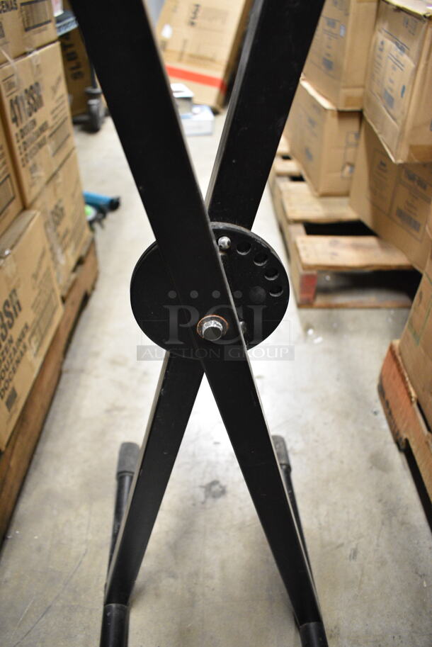 Proline Black Metal Stand. - Image 2 of 6