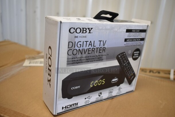 5 BRAND NEW IN BOX! Coby CSTB-600 Digital TV Converter. 5 Times Your Bid!  - Image 2 of 3