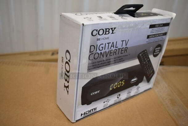 7 BRAND NEW IN BOX! Coby CSTB-600 Digital TV Converter. 7 Times Your Bid!  - Image 2 of 3