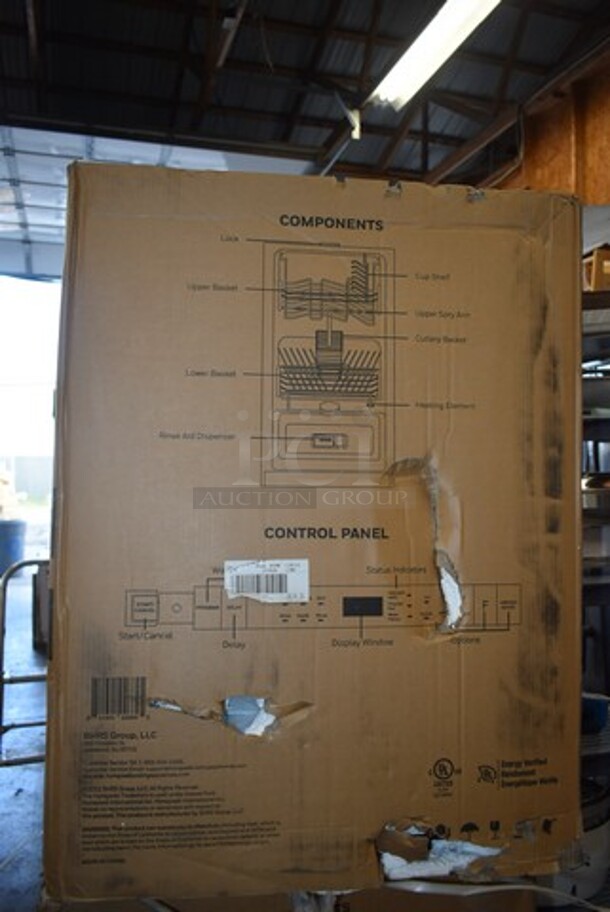 BRAND NEW IN BOX! Honeywell HDS18SS 18 Inch Dishwasher with 8 Place settings 6 Washing Programs - Image 3 of 5
