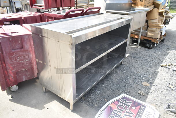 Stainless Steel Commercial Soda Station w/ 2 Under Shelves.  - Image 2 of 3