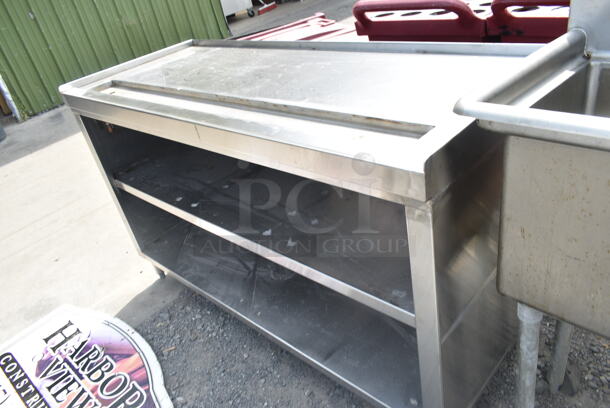 Stainless Steel Commercial Soda Station w/ 2 Under Shelves.  - Image 3 of 3