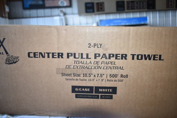 PALLET LOT of 20 BRAND NEW Boxes Including 3 Box 50016DWALLW Choice 16 oz. White Smooth Double Wall Paper Hot Cup - 500/Case, 50010C Choice 10 oz. Coffee Print Poly Paper Hot Cup - 1000/Case, 5008DWALLW Choice 8 oz. Tall White Smooth Double Wall Paper Hot Cup - 500/Case, 130WHSPOONH Choice White Heavy Weight Plastic Teaspoon - 1000/Case, 5002CPTE Lavex 2-Ply White Center Pull Paper Towel 510' Roll - 6/Case, 130IC20PCL500 Choice 20 lb. Clear Plastic Ice Bag with Ice Print - 500/Case, Choice 2 ox Portion Cups. 20 Times Your Bid!  - Image 3 of 8