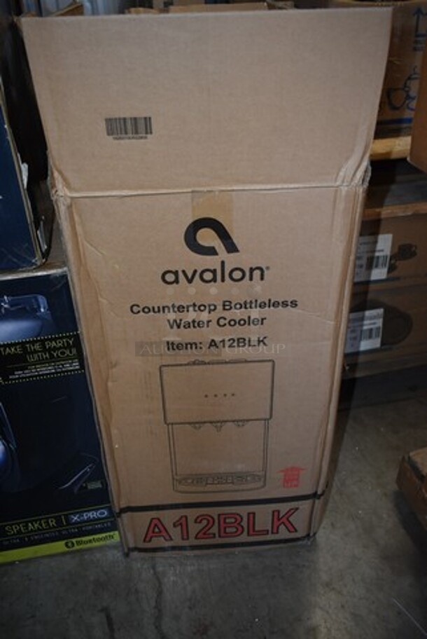 BRAND NEW IN BOX! Avalon A12BLK Countertop Bottleless Water Dispenser with Hot Cold and Cool Water Dual Filtration Self Cleaning and Built-in - Image 4 of 5