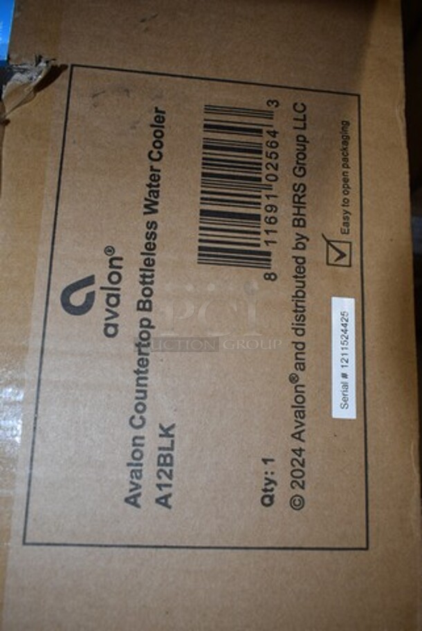 BRAND NEW IN BOX! Avalon A12BLK Countertop Bottleless Water Dispenser with Hot Cold and Cool Water Dual Filtration Self Cleaning and Built-in - Image 5 of 5