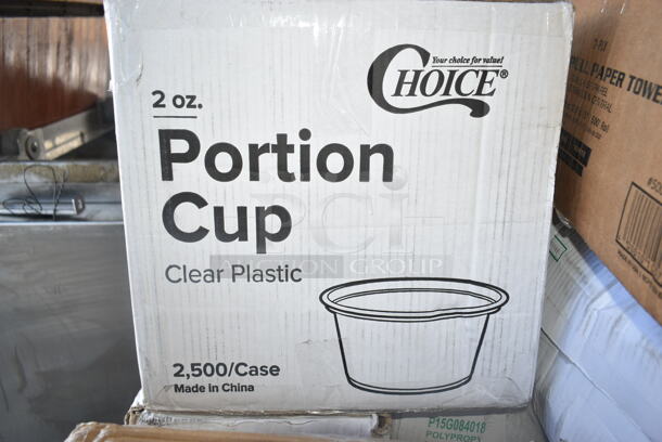PALLET LOT of 20 BRAND NEW Boxes Including 3 Box 50016DWALLW Choice 16 oz. White Smooth Double Wall Paper Hot Cup - 500/Case, 50010C Choice 10 oz. Coffee Print Poly Paper Hot Cup - 1000/Case, 5008DWALLW Choice 8 oz. Tall White Smooth Double Wall Paper Hot Cup - 500/Case, 130WHSPOONH Choice White Heavy Weight Plastic Teaspoon - 1000/Case, 5002CPTE Lavex 2-Ply White Center Pull Paper Towel 510' Roll - 6/Case, 130IC20PCL500 Choice 20 lb. Clear Plastic Ice Bag with Ice Print - 500/Case, Choice 2 ox Portion Cups. 20 Times Your Bid!  - Image 7 of 8