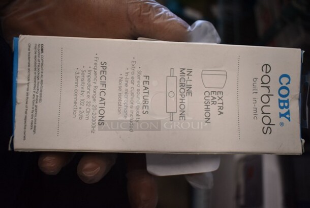 4 BRAND NEW IN BOX! Items Including 2 Coby Earbuds, Coby CV-55 Headphones, Coby Intense Wireless Earbuds. 4 Times Your Bid! - Image 2 of 8