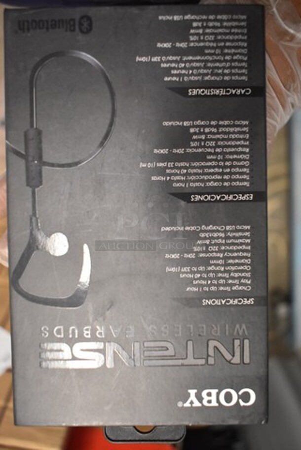 4 BRAND NEW IN BOX! Items Including 2 Coby Earbuds, Coby CV-55 Headphones, Coby Intense Wireless Earbuds. 4 Times Your Bid! - Image 8 of 8