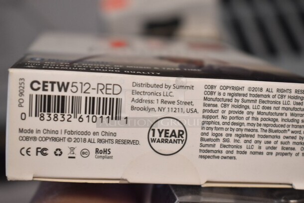 5 BRAND NEW IN BOX! Items Including Coby Stereo Earbuds, Coby Red Earbuds, Coby White Earbuds, Starks Earbuds. 5 Times Your Bid! - Image 3 of 9