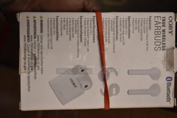 5 BRAND NEW IN BOX! Items Including Coby Stereo Earbuds, Coby Red Earbuds, Coby White Earbuds, Starks Earbuds. 5 Times Your Bid! - Image 5 of 9