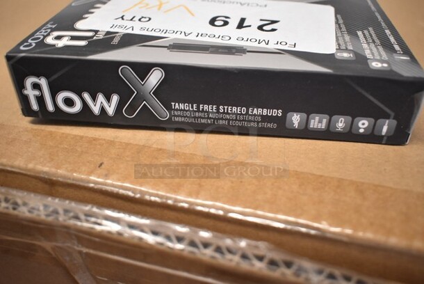 4 BRAND NEW IN BOX! Items Including Flow X Earbuds, 2 Coby Wireless Bluetooth Earbuds. 4 Times Your Bid! - Image 4 of 8