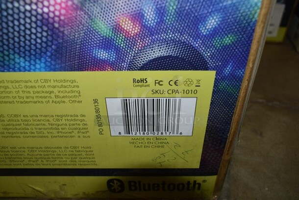 2 BRAND NEW SCRATCH AND DENT! Coby X Pro 10" Subwoofer Tailgate Speaker. 2 Times Your Bid!  - Image 5 of 5