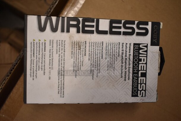 4 BRAND NEW IN BOX! Items Including Flow X Earbuds, 2 Coby Wireless Bluetooth Earbuds. 4 Times Your Bid! - Image 7 of 8